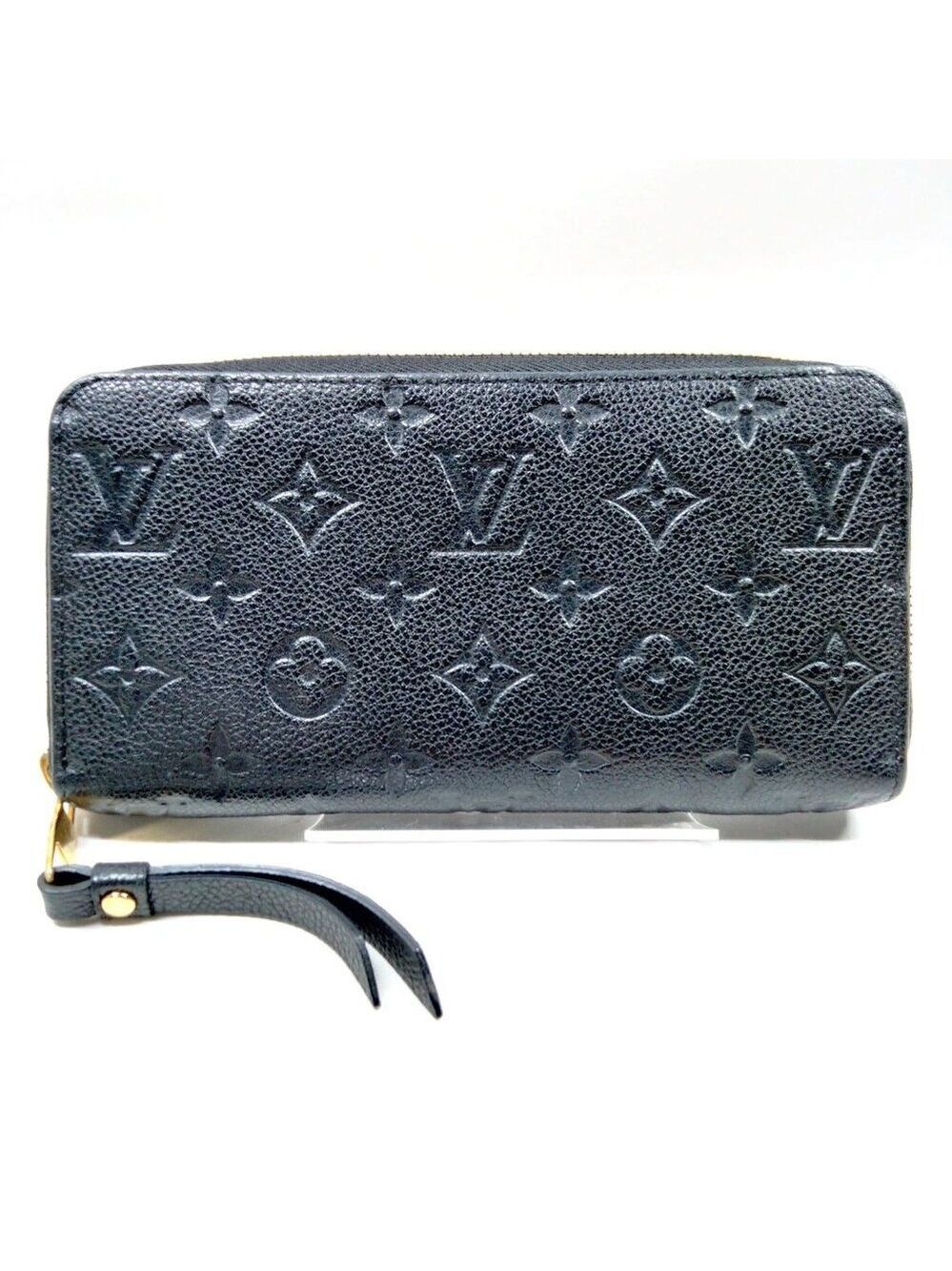 Louis Vuitton LV Long Wallet Black Monogram Empreinte 420-071625